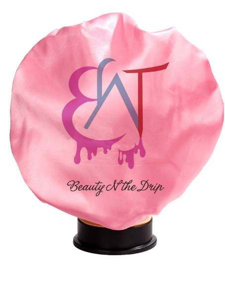 Bntd Silk Pink Wrap Bonnets
